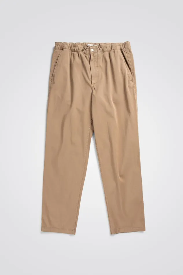 Men Norse Projects Trousers Ezra Light Stretch Utility Khaki