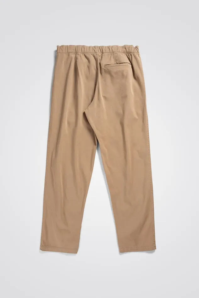Men Norse Projects Trousers Ezra Light Stretch Utility Khaki