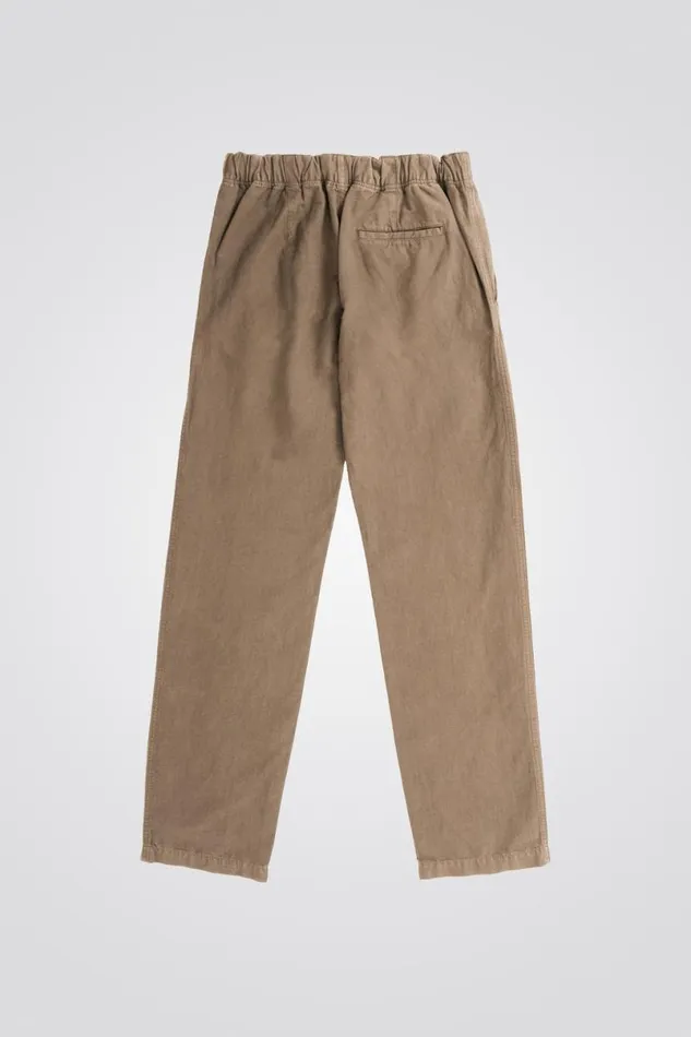 Men Norse Projects Trousers Ezra Relaxed Cotton Linen Trouser Clay