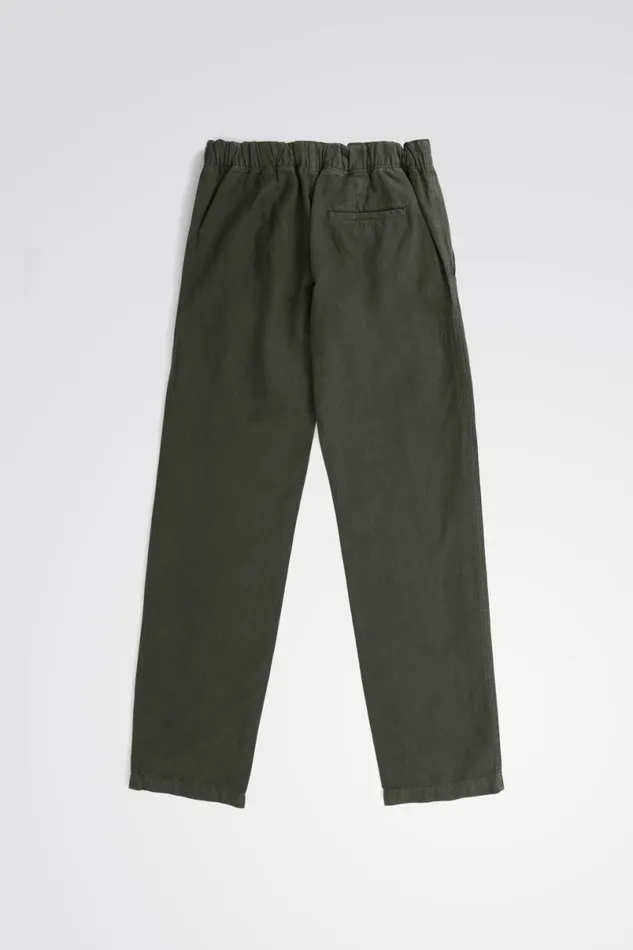 Men Norse Projects Trousers Ezra Relaxed Cotton Linen Trouser Spruce Green