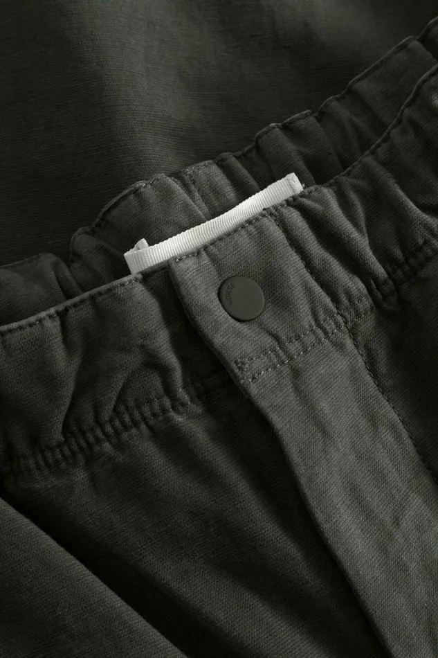 Men Norse Projects Trousers Ezra Relaxed Cotton Linen Trouser Spruce Green