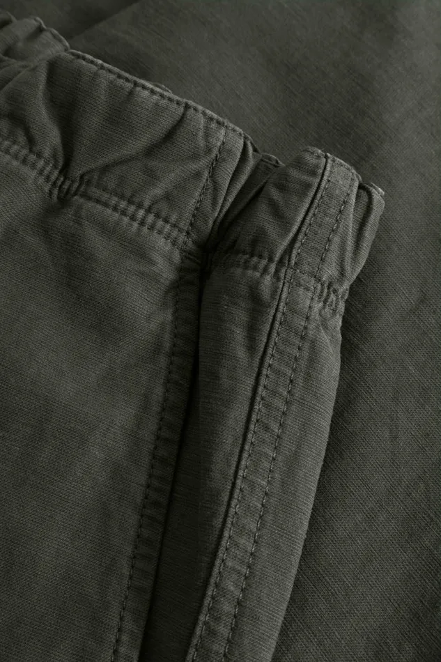 Men Norse Projects Trousers Ezra Relaxed Cotton Linen Trouser Spruce Green