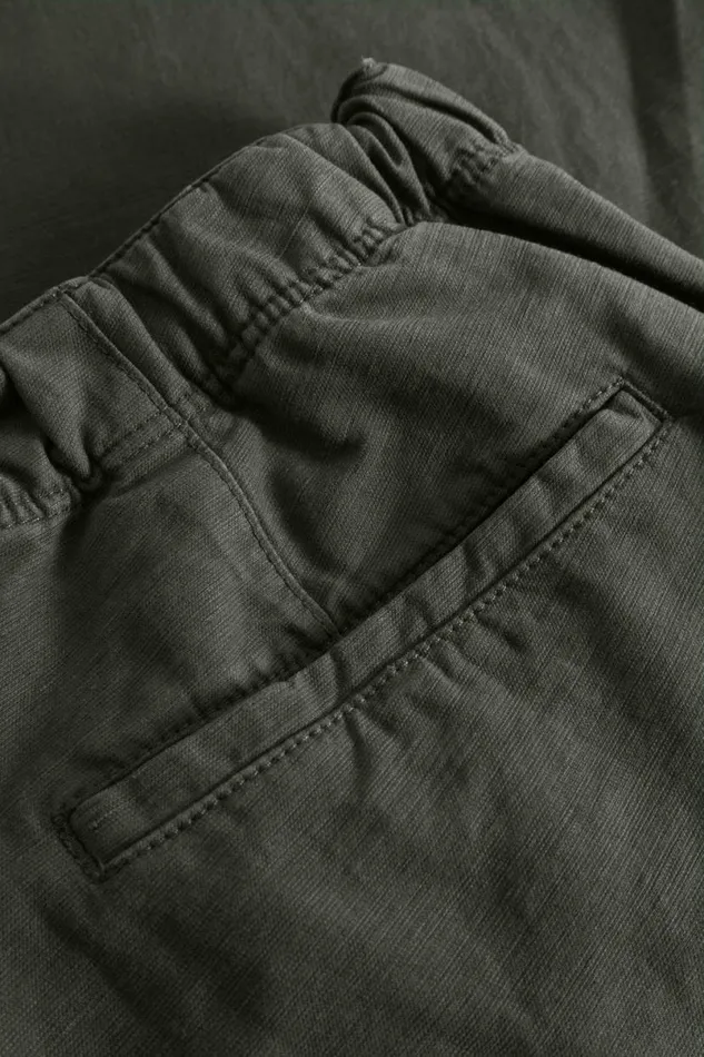 Men Norse Projects Trousers Ezra Relaxed Cotton Linen Trouser Spruce Green