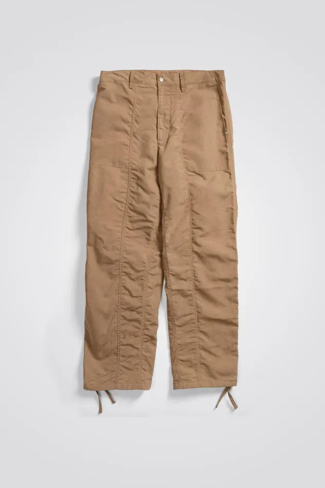 Men Norse Projects Trousers Sigur Waxed Nylon Fatigue Trouser Camel