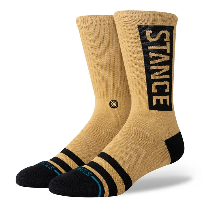 Men OG Crew Socks Sand Stance Crew
