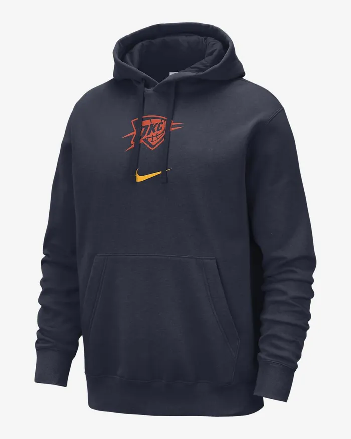 Men Oklahoma City Thunder Club Fleece City Edition College Navy Nike Hoodies And Sweatshirts Men Oklahoma City Thunder Club Fleece City Edition College Navy Nike Hoodies And Sweatshirts