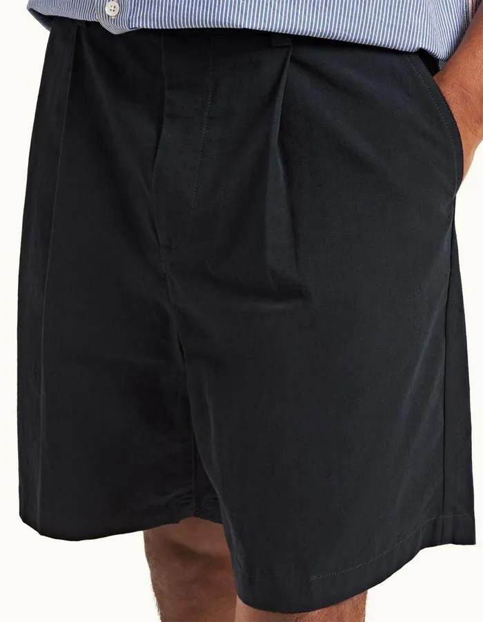 Men Orlebar Brown Day Shorts Aston Pleated Night Iris