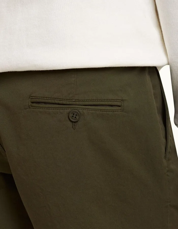 Men Orlebar Brown Day Shorts Bulldog Cotton Twill Palm