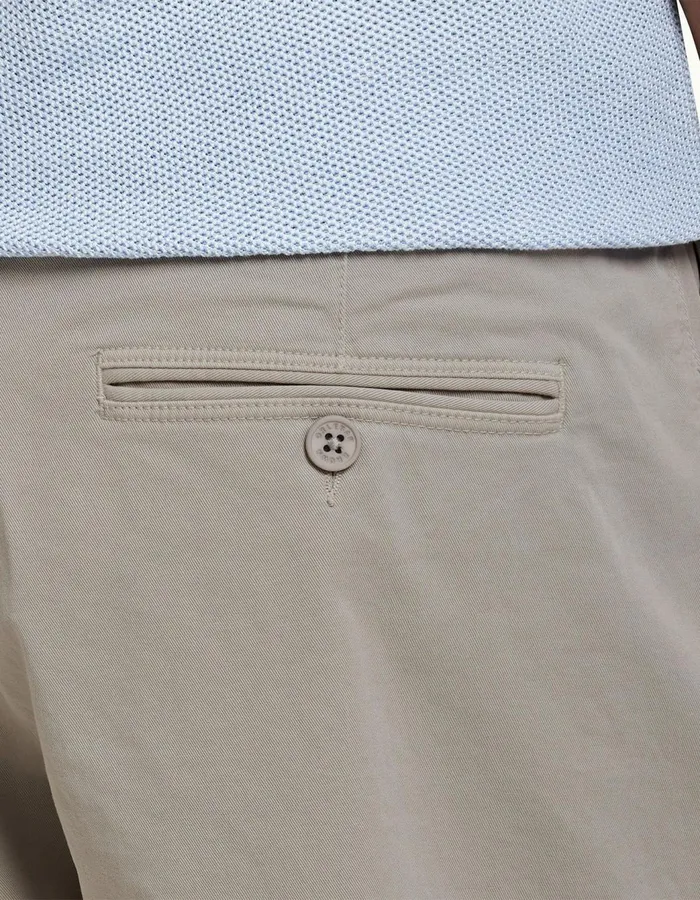 Men Orlebar Brown Day Shorts Bulldog StretchCotton Seal Grey
