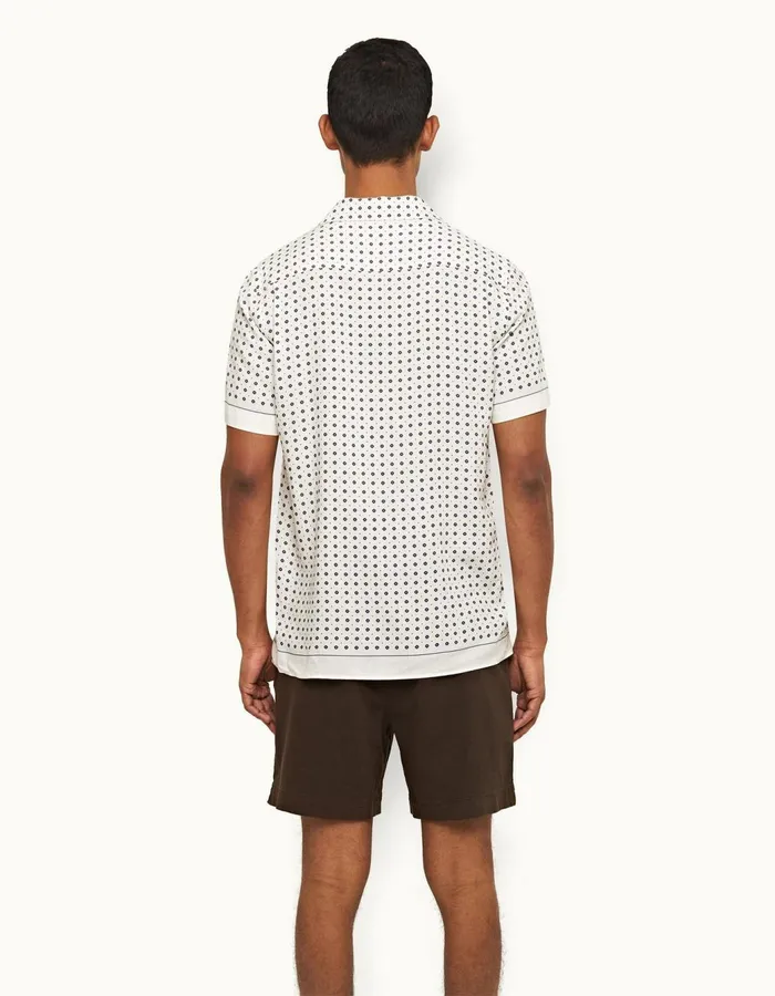 Men Orlebar Brown Day Shorts Bulldog StretchCotton Truffle