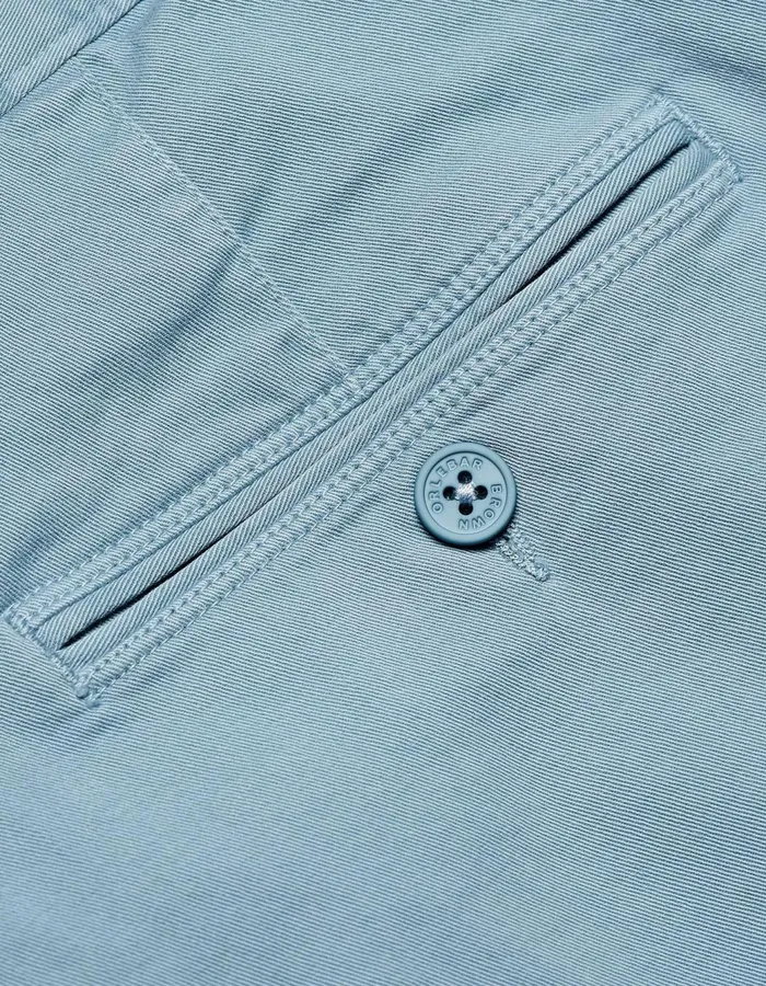 Men Orlebar Brown Day Shorts Bulldog StretchCotton Wish Blue
