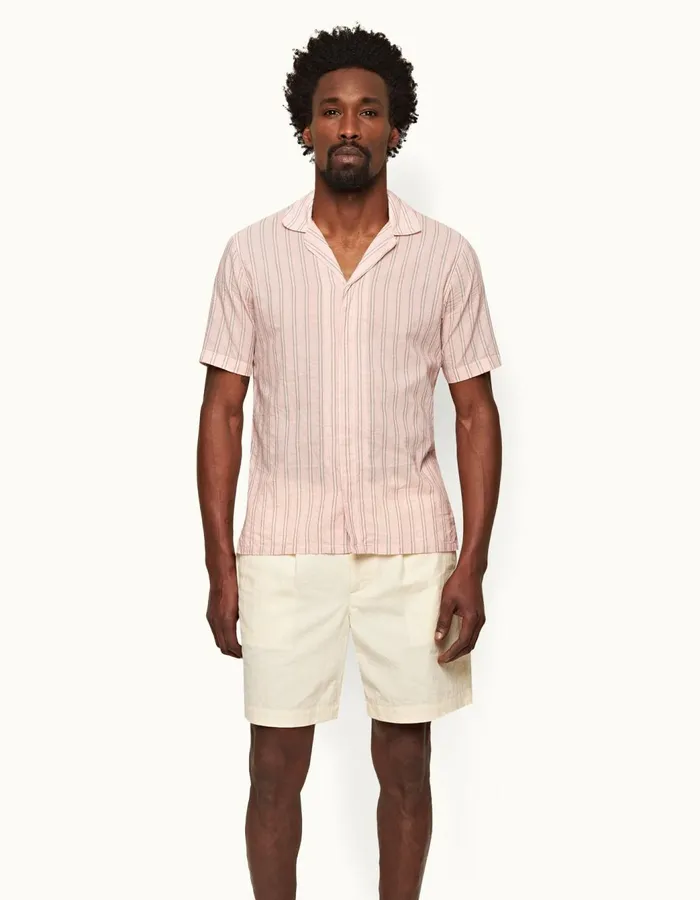 Men Orlebar Brown Day Shorts Hannes White Sand