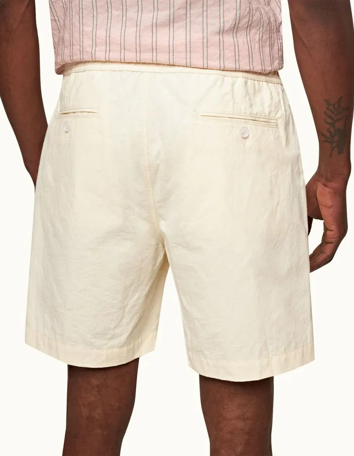 Men Orlebar Brown Day Shorts Hannes White Sand
