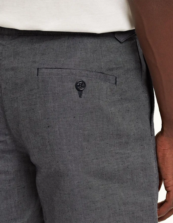 Men Orlebar Brown Day Shorts Harrop Linen Navy