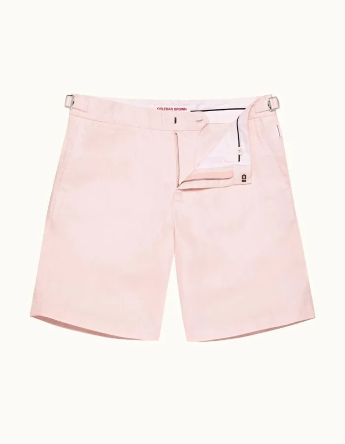 Men Orlebar Brown Day Shorts Norwich Linen Rose