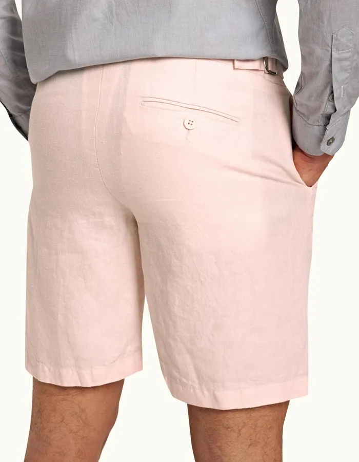 Men Orlebar Brown Day Shorts Norwich Linen Rose