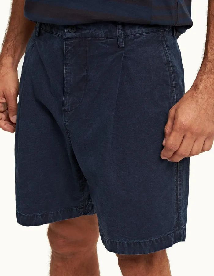 Men Orlebar Brown Day Shorts Searose Denim Indigo