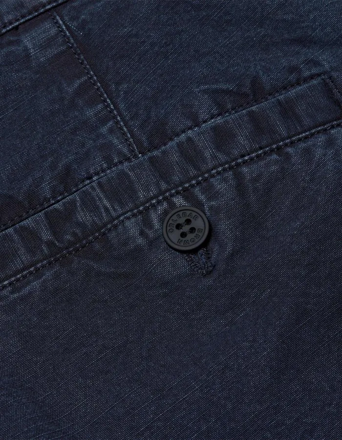 Men Orlebar Brown Day Shorts Searose Denim Indigo