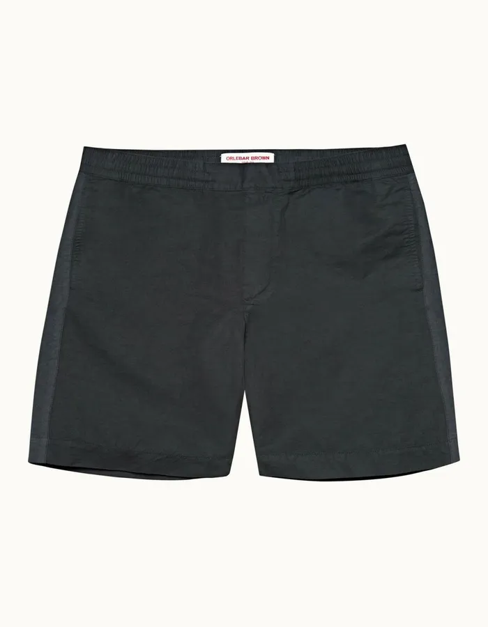 Men Orlebar Brown Day Shorts Sirma Linen Shadow