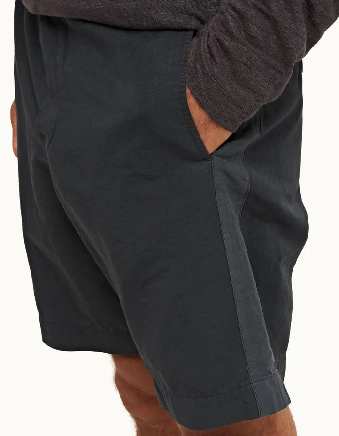 Men Orlebar Brown Day Shorts Sirma Linen Shadow