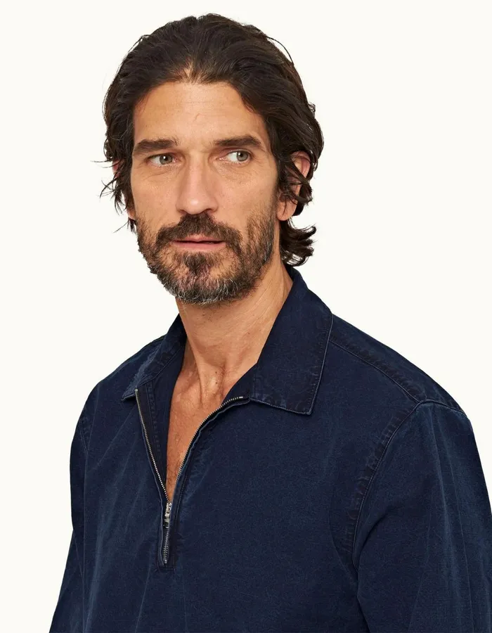 Men Orlebar Brown Jackets and Outerwear Oglio Denim Indigo
