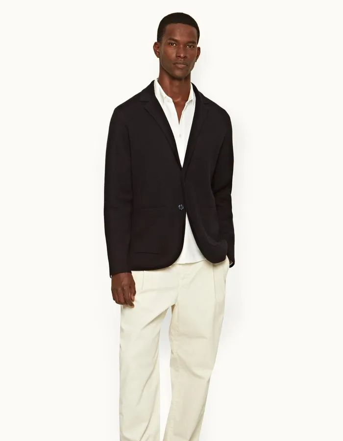 Men Orlebar Brown Jackets and Outerwear Rainer Night Iris