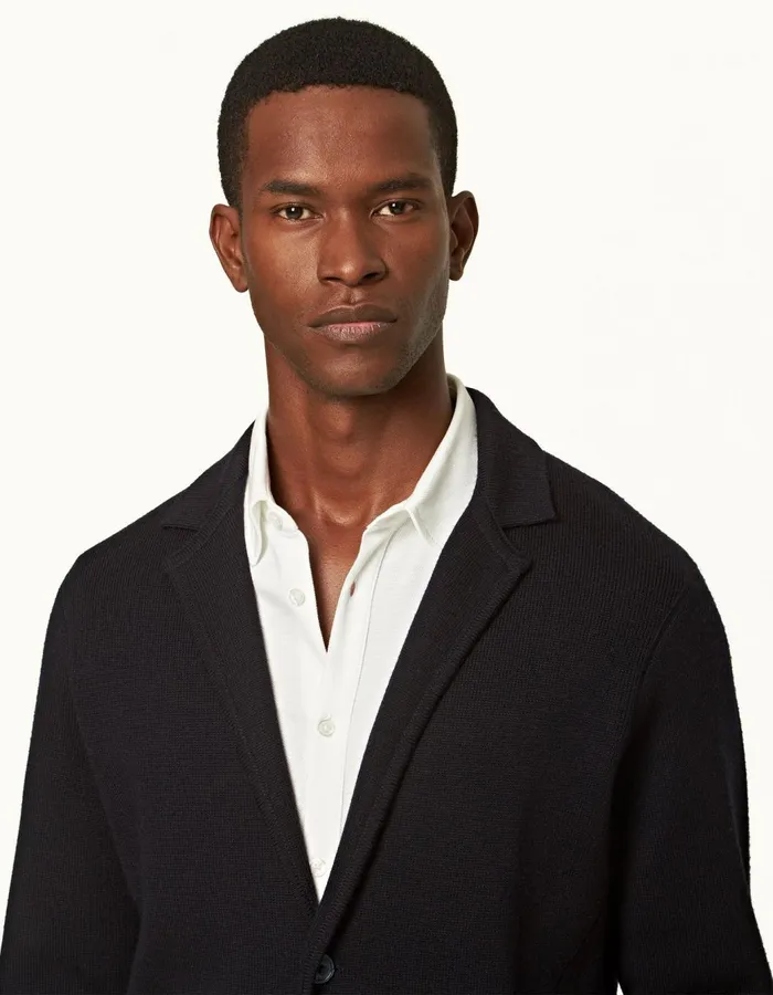 Men Orlebar Brown Jackets and Outerwear Rainer Night Iris