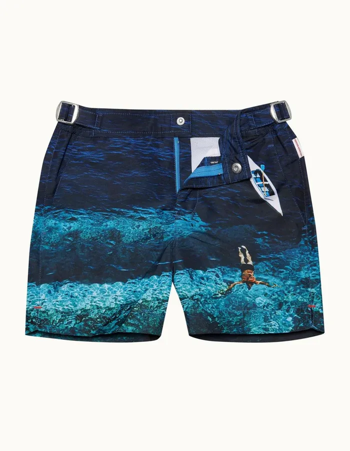 Men Orlebar Brown Kids Russell Deep Sea