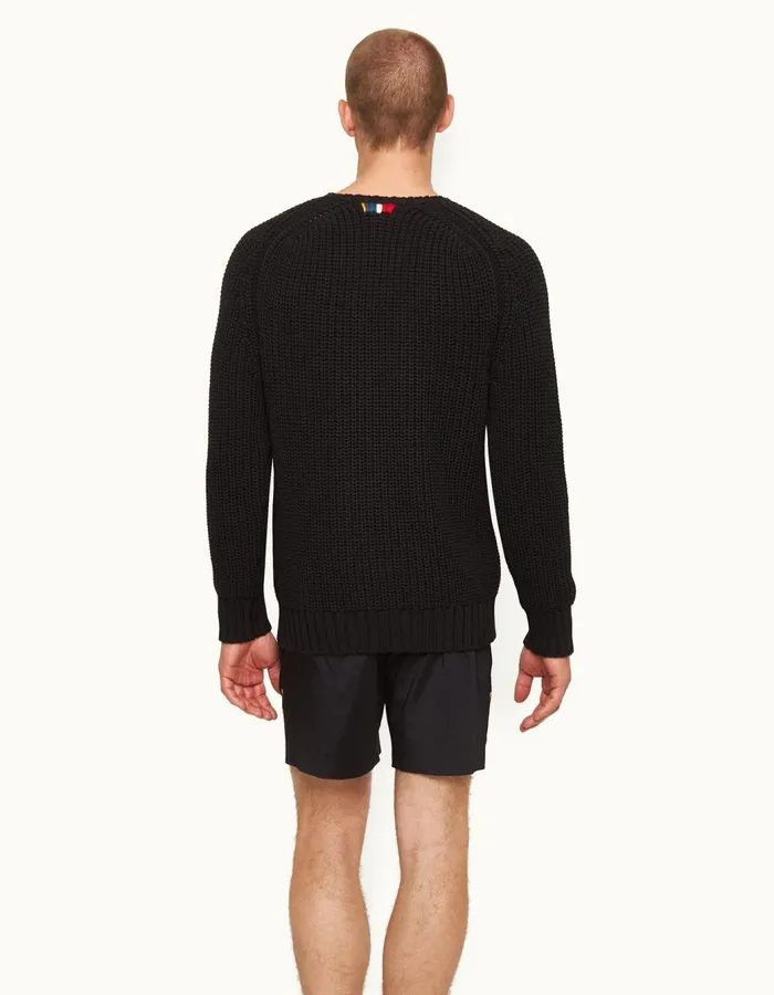 Men Orlebar Brown Knitwear Lipen Black