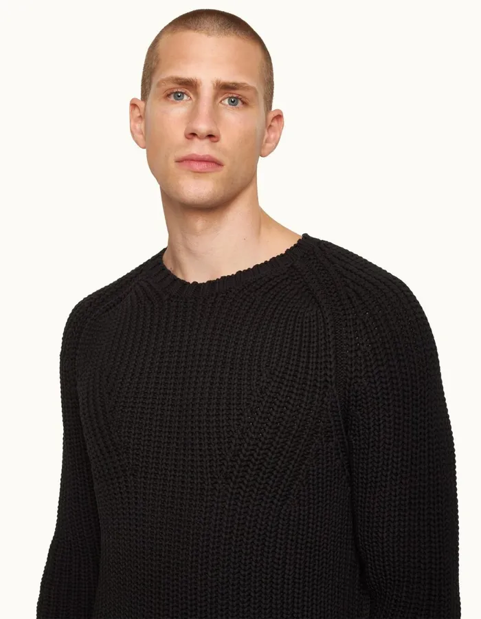 Men Orlebar Brown Knitwear Lipen Black