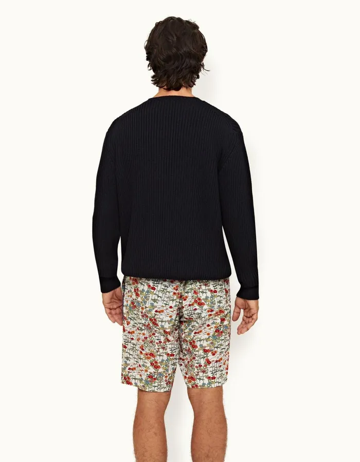 Men Orlebar Brown Knitwear Renauld Merino Night Iris