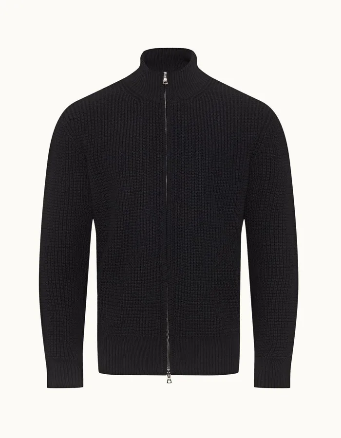 Men Orlebar Brown Knitwear Swan Night Iris