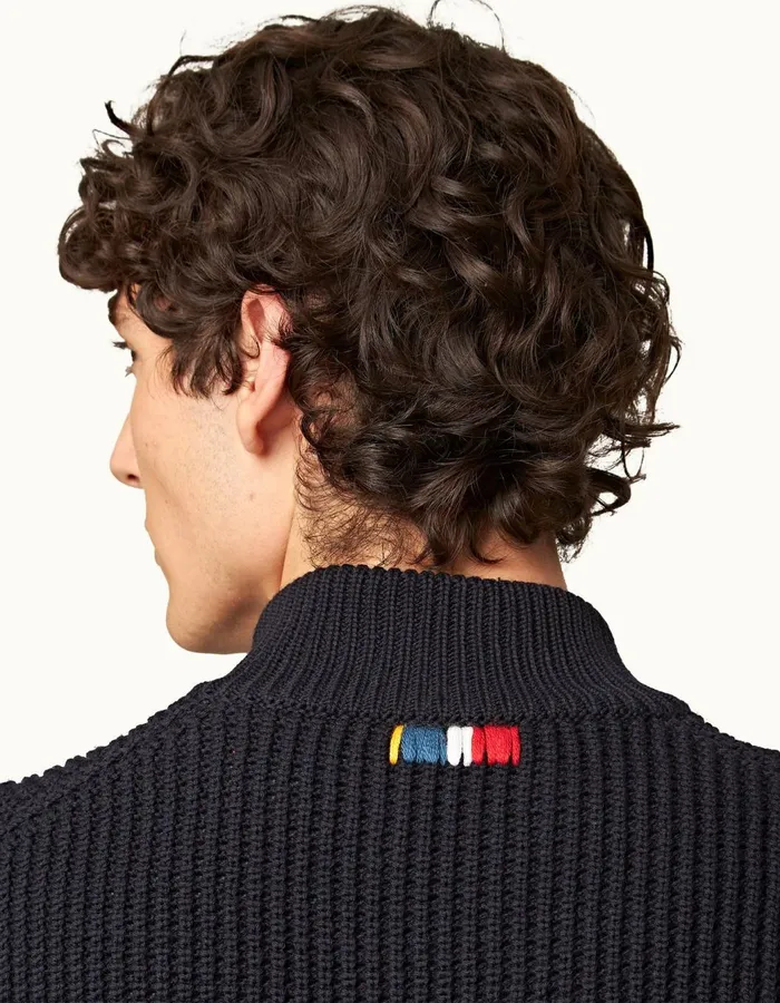Men Orlebar Brown Knitwear Swan Night Iris