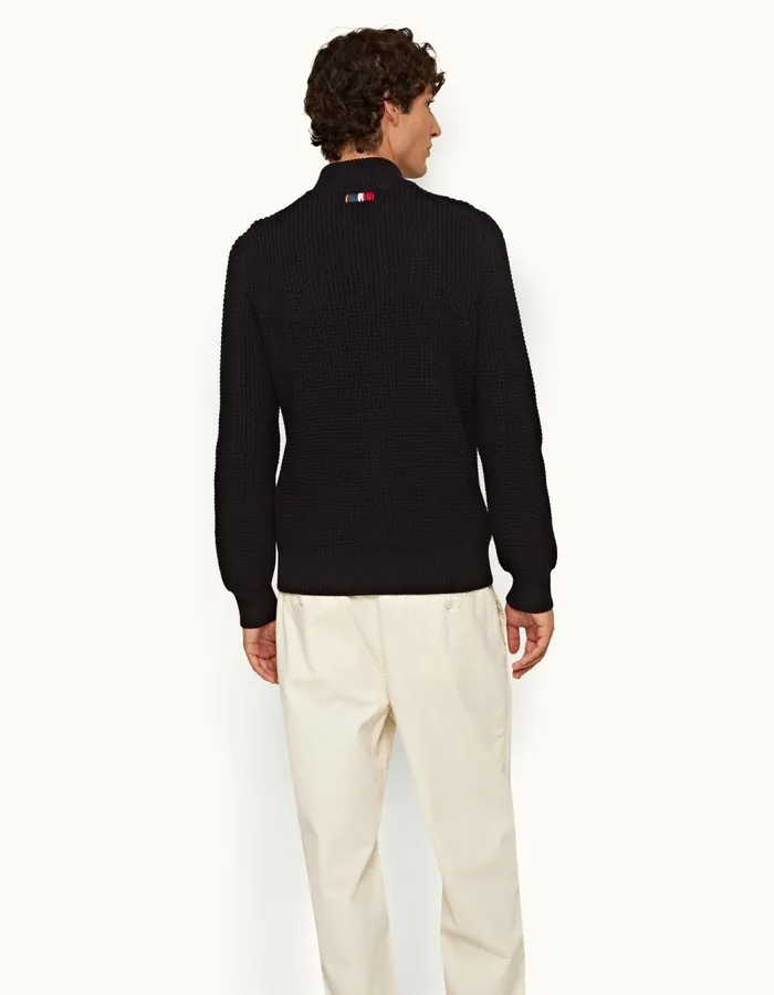 Men Orlebar Brown Knitwear Swan Night Iris
