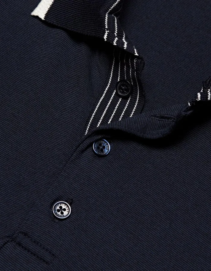 Men Orlebar Brown Polo Shirts Dominic Night Iris