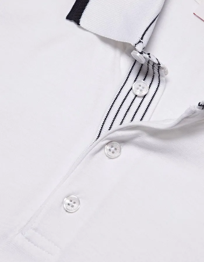 Men Orlebar Brown Polo Shirts Dominic White