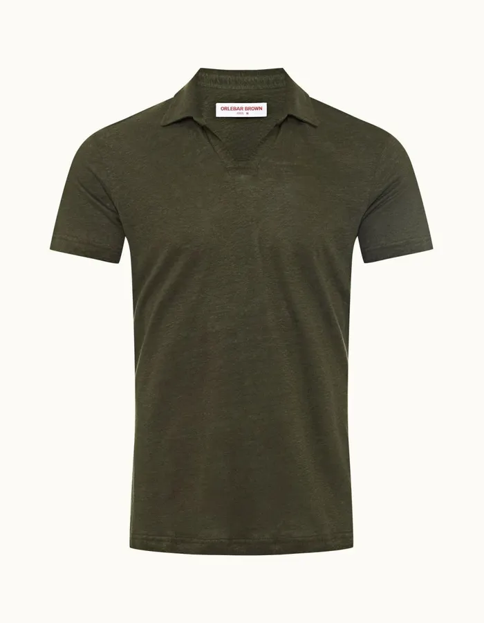 Men Orlebar Brown Polo Shirts Felix Palm