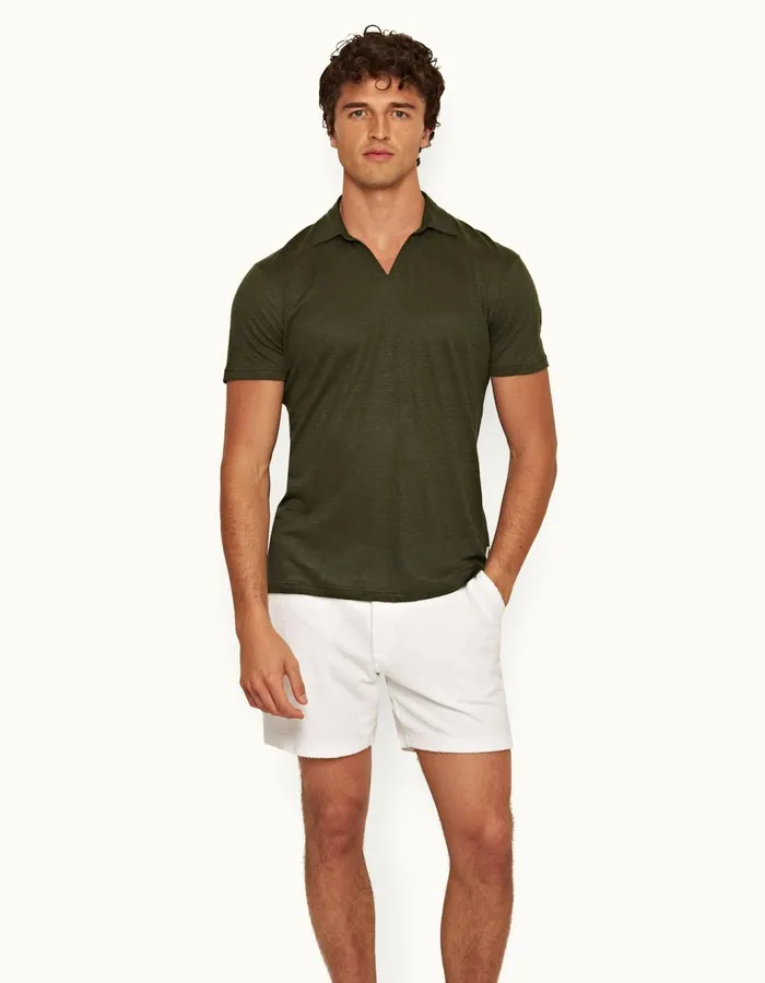 Men Orlebar Brown Polo Shirts Felix Palm