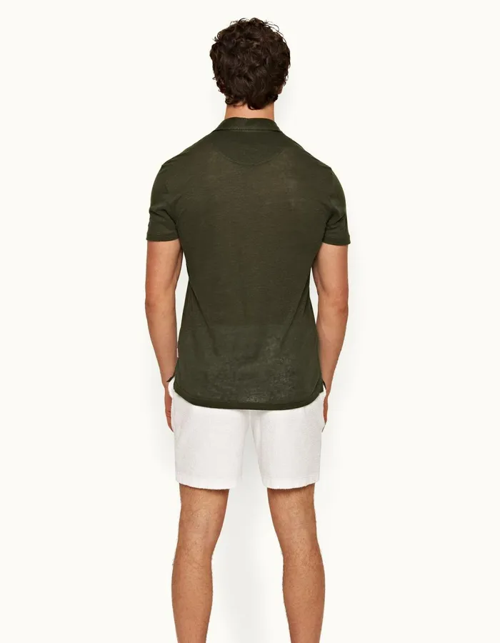 Men Orlebar Brown Polo Shirts Felix Palm