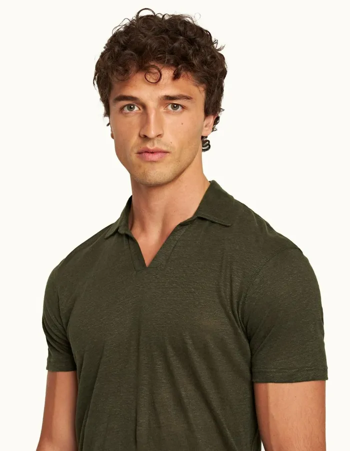 Men Orlebar Brown Polo Shirts Felix Palm