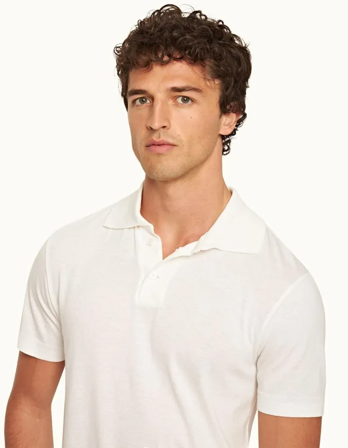 Men Orlebar Brown Polo Shirts Jarrett Sandbar