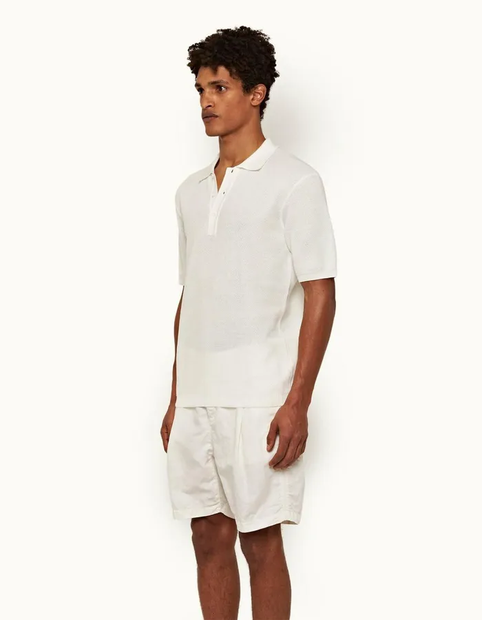 Men Orlebar Brown Polo Shirts Maranon Cloud