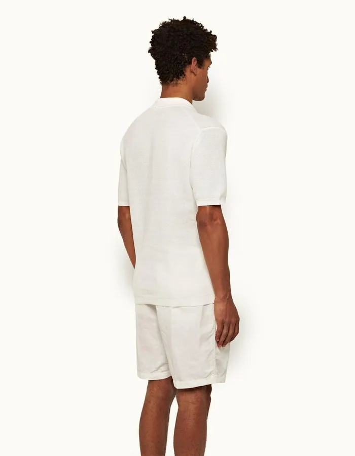 Men Orlebar Brown Polo Shirts Maranon Cloud