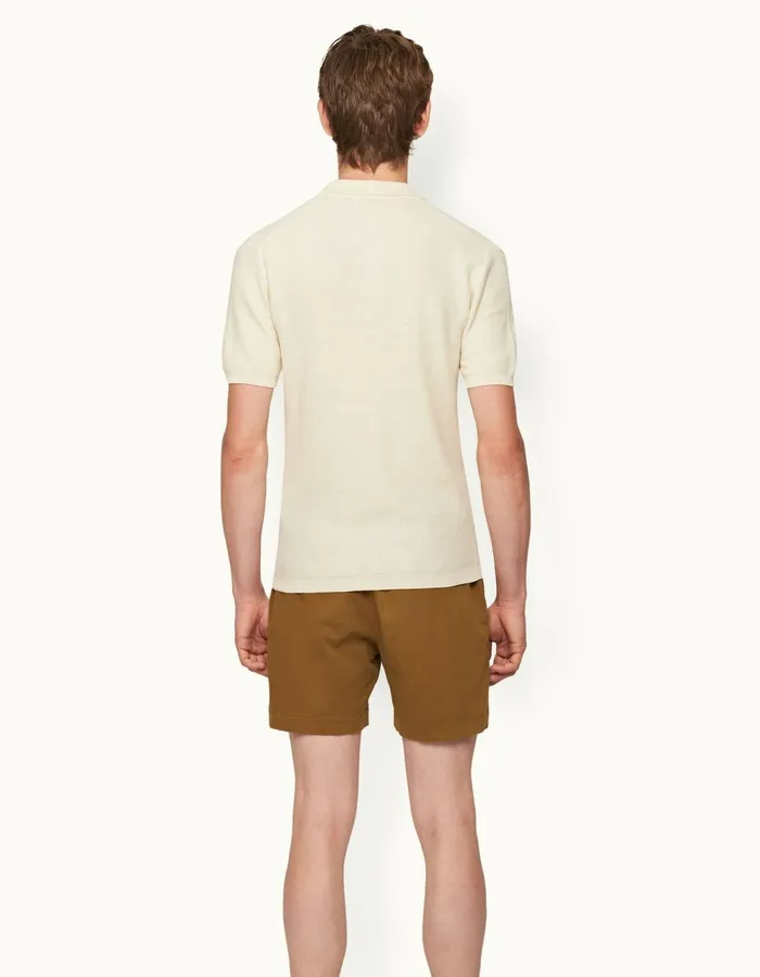 Men Orlebar Brown Polo Shirts Maranon Sea Mist