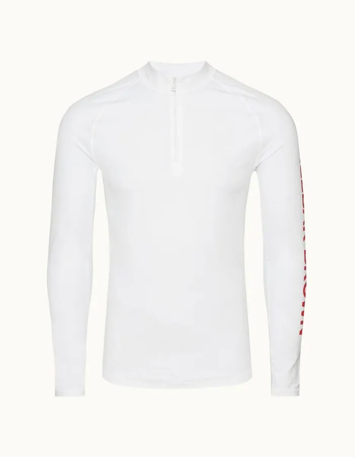 Men Orlebar Brown Rash Guards Bray White