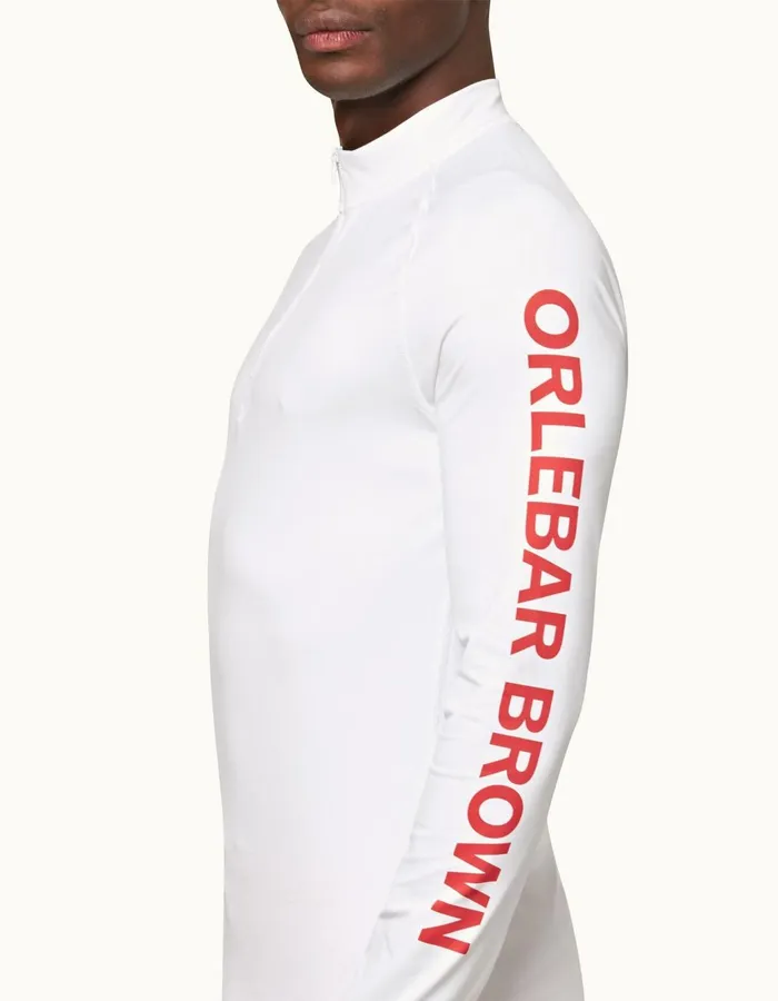 Men Orlebar Brown Rash Guards Bray White