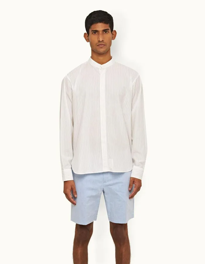 Men Orlebar Brown Shirts Dekker White