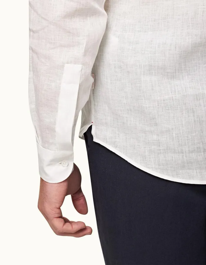 Men Orlebar Brown Shirts Percy White
