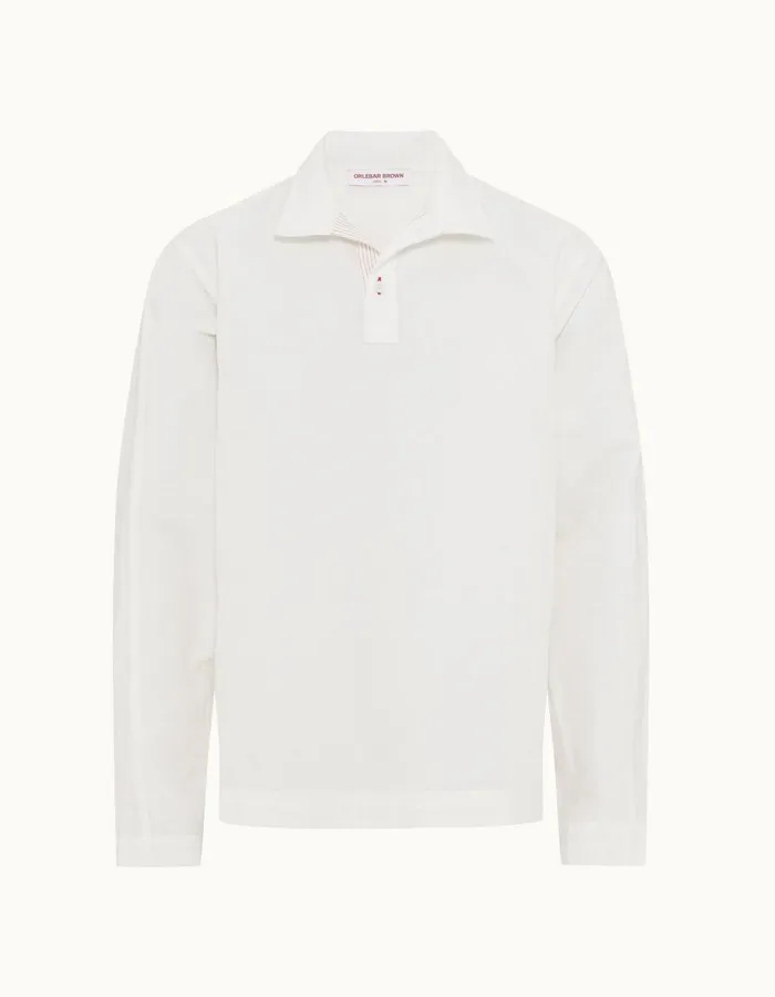 Men Orlebar Brown Shirts Roland Sea Mist