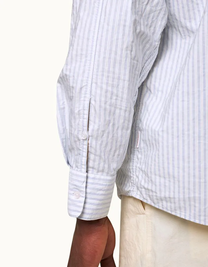 Men Orlebar Brown Shirts Shanklin Light Island Skywhite